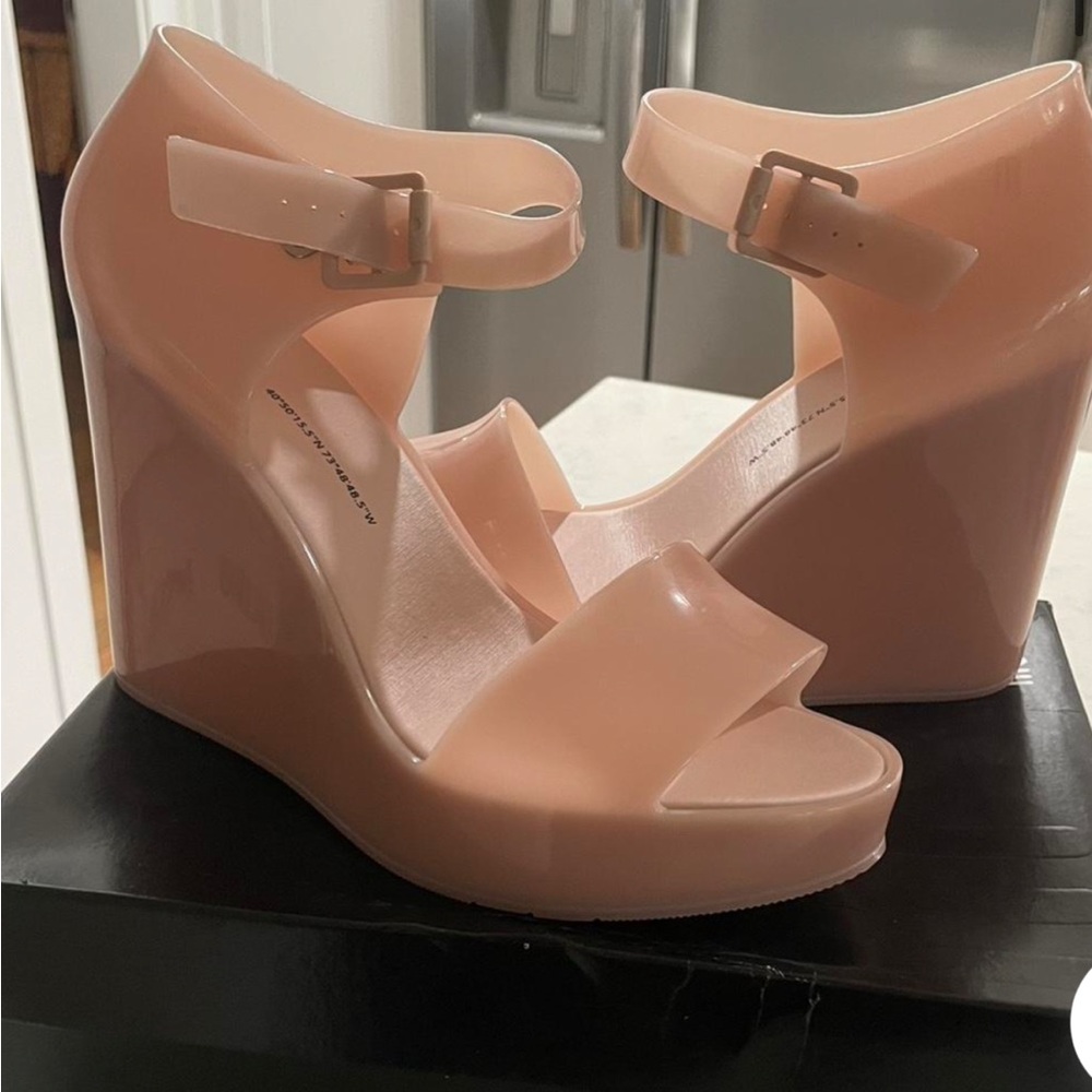 Wedge Sandals with Ankle Strap water resistant